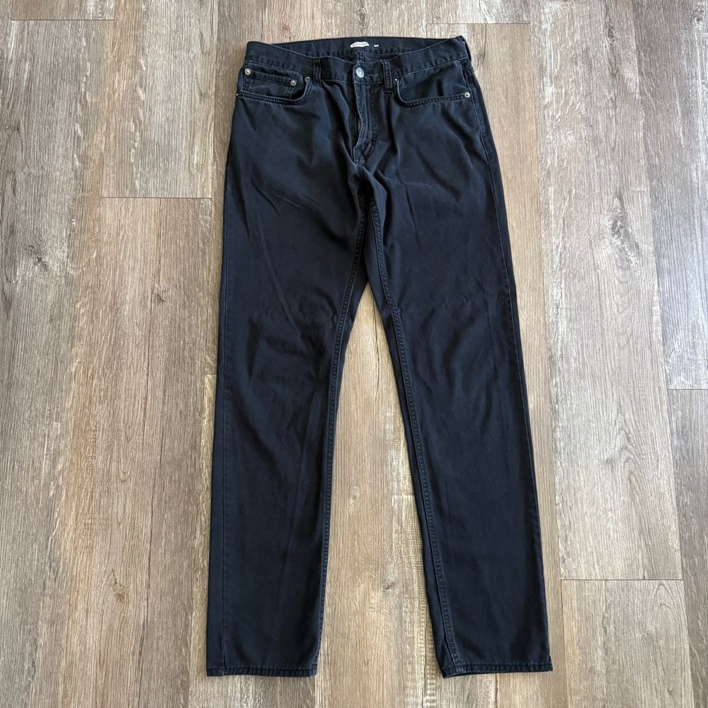 Old Navy Men's Slim Black Chino Pants Size 32x34